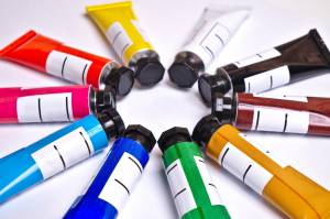 Gouache tubes set