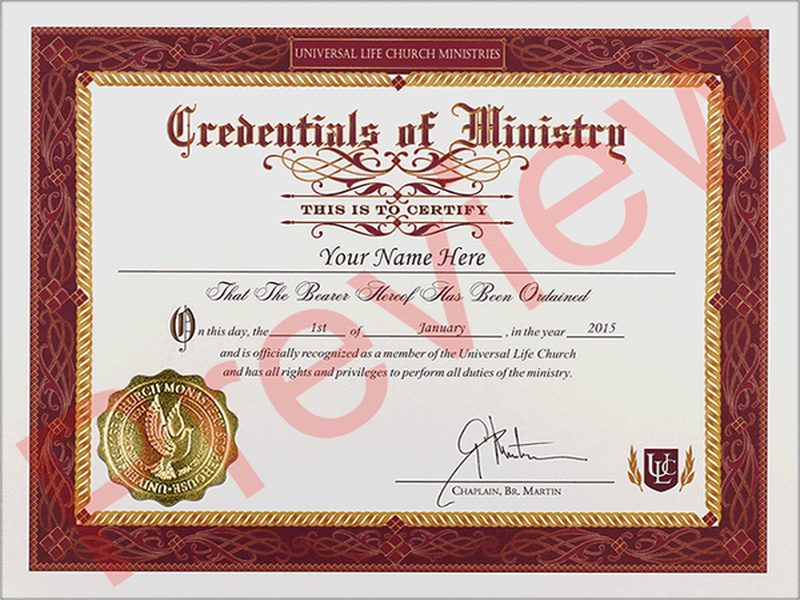 Ulc Ordination Legitimate