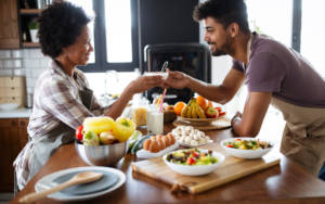Committing to and making a plan for healthy eating with your partner can increase the chance of success and help you stick to your goals.